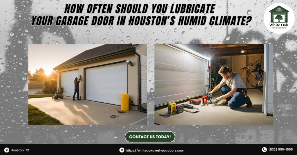 Houston Homeowners: How Often Should You Lubricate Garage Door Parts? 1 Lubricate Garage Door Parts