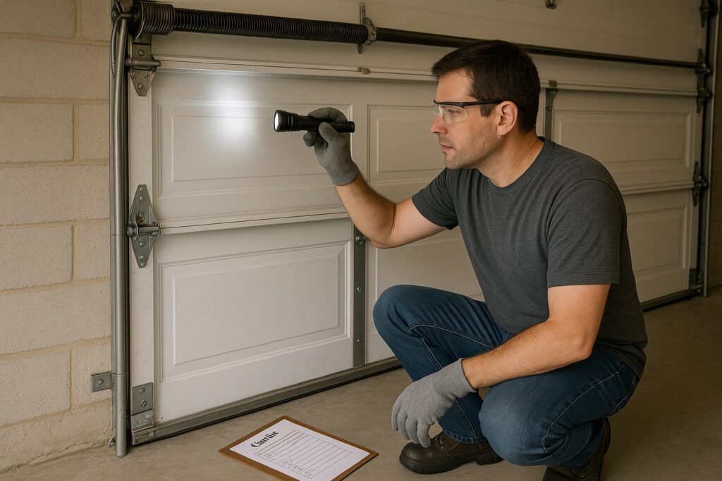 What Garage Door Pros Look for During a Maintenance Inspection 2 Garage Door Check