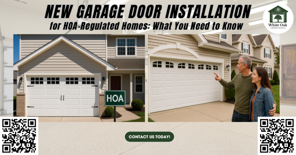 New Garage Door Installation for HOA-Regulated Homes: What You Need to Know 1 New Garage Door Installation for HOA-Regulated Homes: What You Need to Know