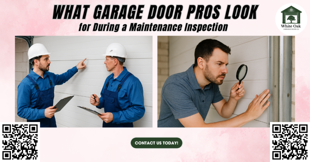 What Garage Door Pros Look for During a Maintenance Inspection 1 What Garage Door Pros Look for During a Maintenance Inspection