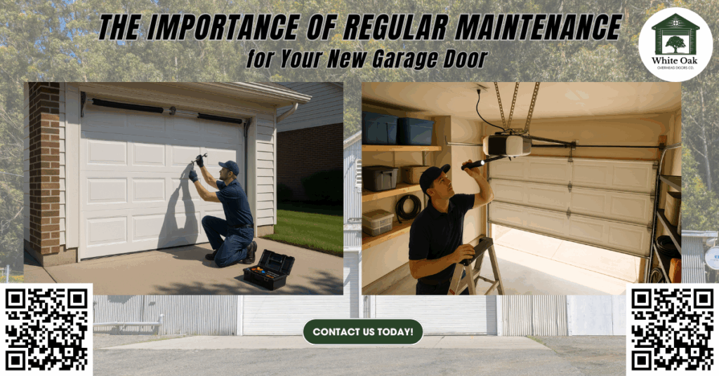 The Importance of Regular Maintenance for Your New Garage Door 1 The Importance of Regular Maintenance for Your New Garage Door - White Oak Overhead Doors Co.