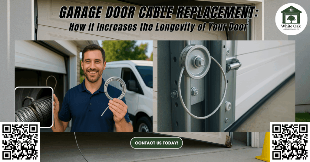 Garage Door Cable Replacement: How It Increases the Longevity of Your Door 1 Garage Door Cable Replacement: How It Increases the Longevity of Your Door - White Oak Overhead Doors Co.