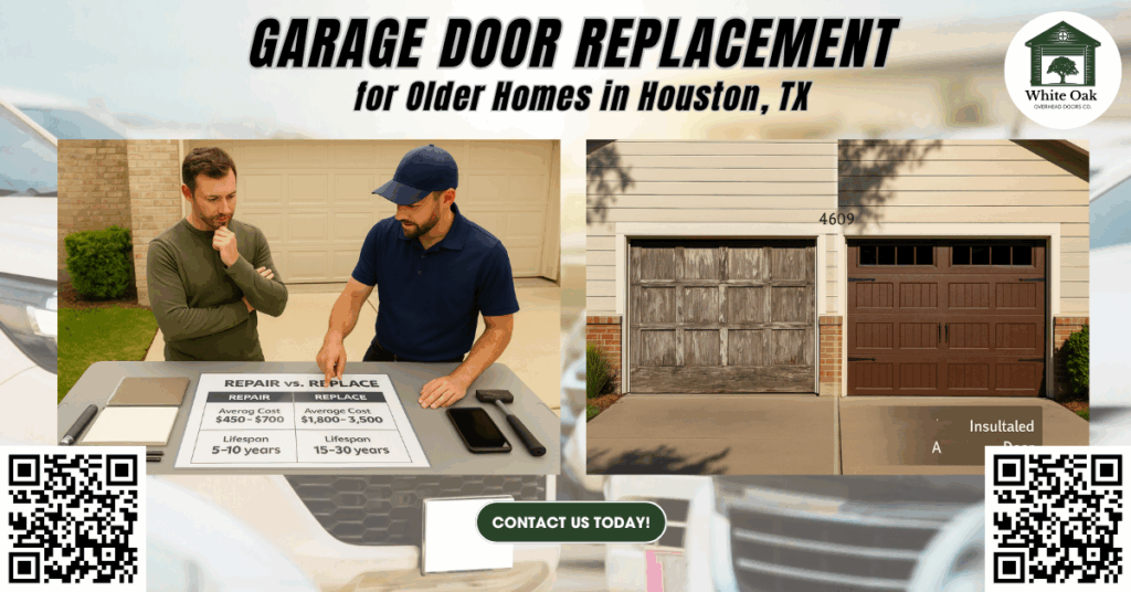 Garage Door Replacement for Older Homes in Houston, TX 1 Garage Door Replacement for Older Homes in Houston, TX - White Oak Overhead Doors Co.