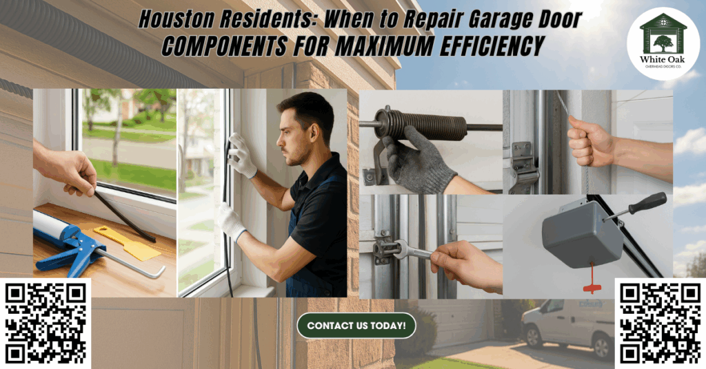 Houston Residents: When to Repair Garage Door Components for Maximum Efficiency