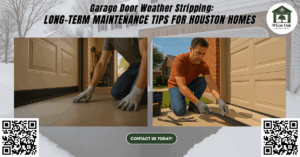 Blogs 1 Garage Door Weather Stripping: Long-Term Maintenance Tips for Houston Homes - White Oak Overhead Doors Co.