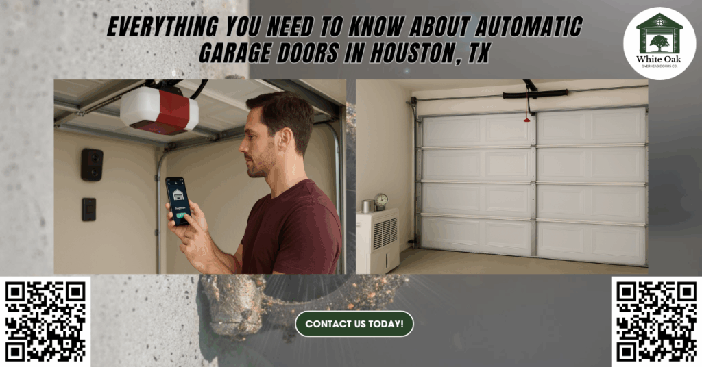 Everything You Need to Know About Automatic Garage Doors in Houston, TX - White Oak Overhead Doors Co.